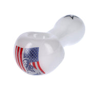 Rock Legends Jimi USA Spoon Pipe White 4 in.