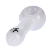 Rock Legends Jimi USA Spoon Pipe White 4 in.
