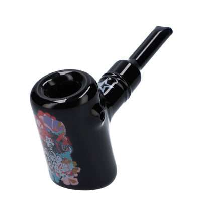 Rock Legends Jimi Rainbow Haze Sherlock Pipe Black 6 in.