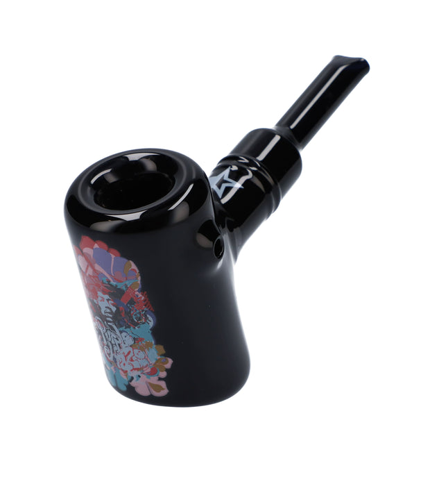 Rock Legends Jimi Rainbow Haze Sherlock Pipe Black 6 in.