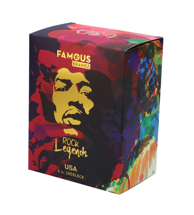 Rock Legends Jimi USA Sherlock Pipe Blue 6 in.
