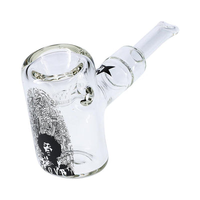 Rock Legends Jimi Love Sherlock Pipe Clear 6 in.
