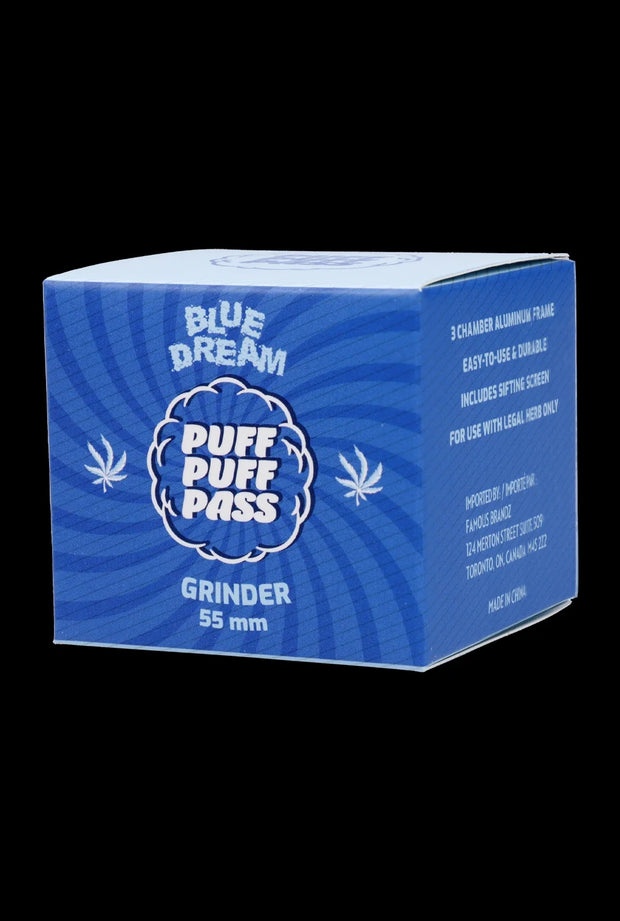 PUFF PUFF PASS BLUE DREAM 55MM 3 STAGE STRAIN GRINDER
