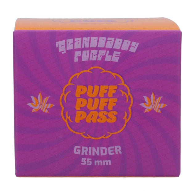 PUFF PUFF PASS GRANDDADDY PURPLE 55MM 3 STAGE STRAIN GRINDER