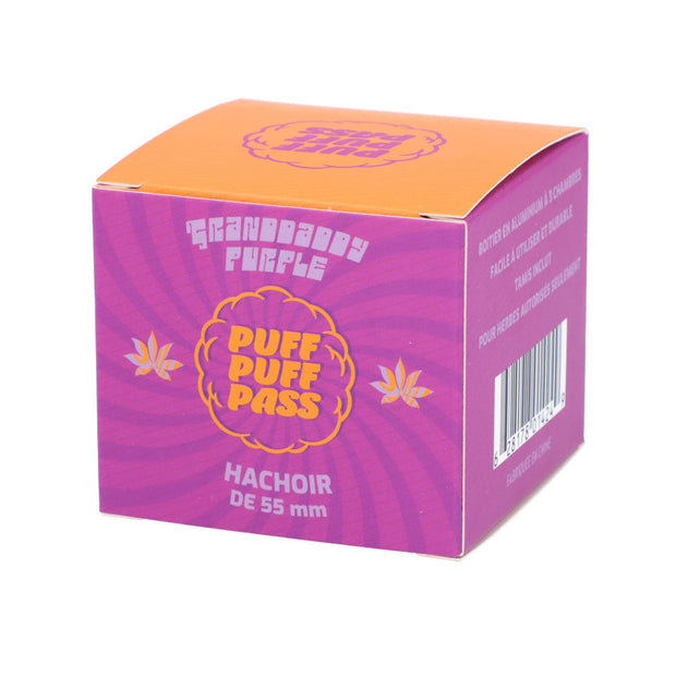 PUFF PUFF PASS GRANDDADDY PURPLE 55MM 3 STAGE STRAIN GRINDER