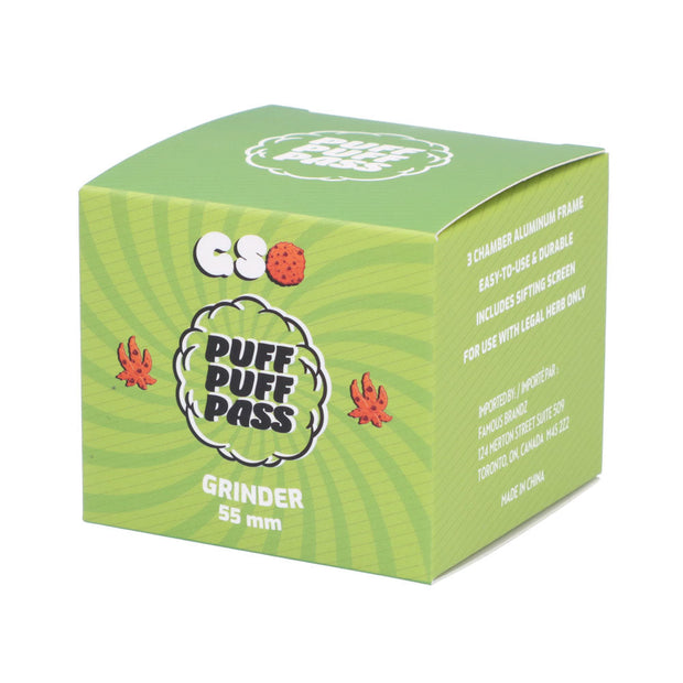 PUFF PUFF PASS GIRL SCOUT COOKIES 55MM 3 STAGE STRAIN GRINDER