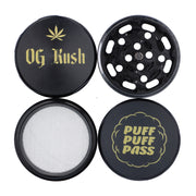 PUFF PUFF PASS OG KUSH 55MM 3 STAGE STRAIN GRINDER