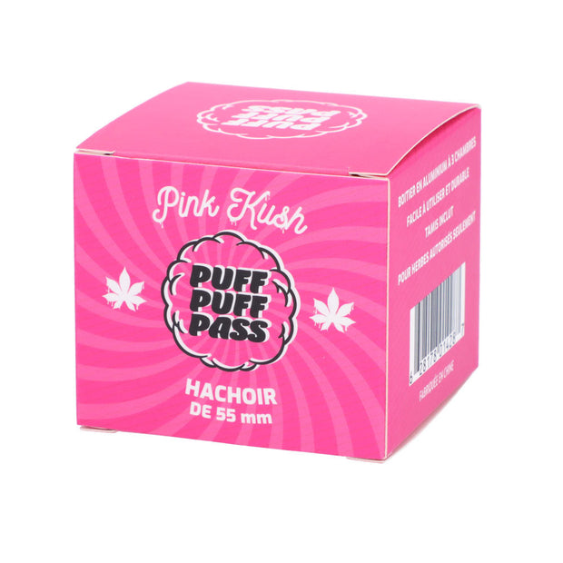 PUFF PUFF PASS PINK KUSH 55MM 3 STAGE STRAIN GRINDER