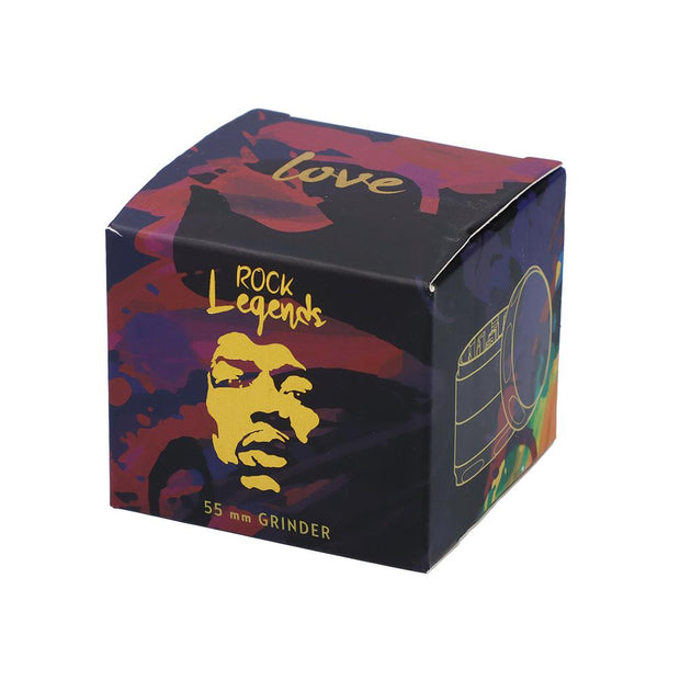 Rock Legends Jimi Love Black 55mm 3 Stage Grinder
