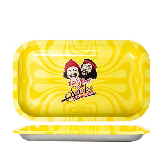 40TH ANNIVERSARY CHEECH & CHONG YELLOW TRAY