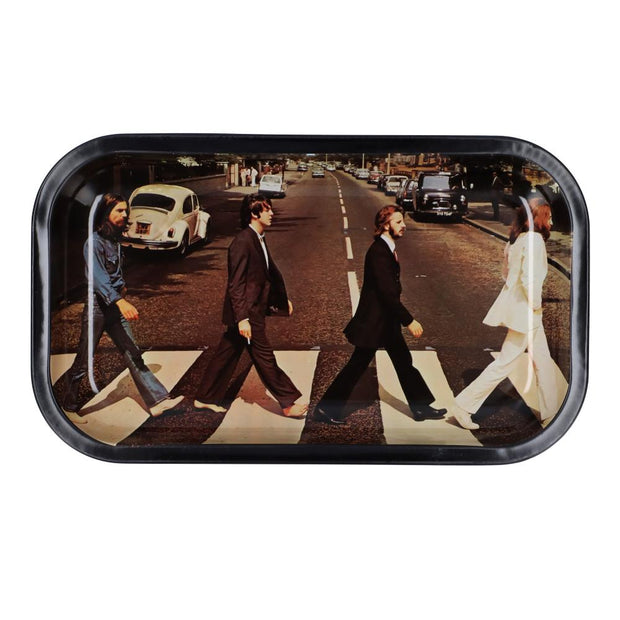 Rock Legends Fab4 Abbey Road Rolling Tray Black