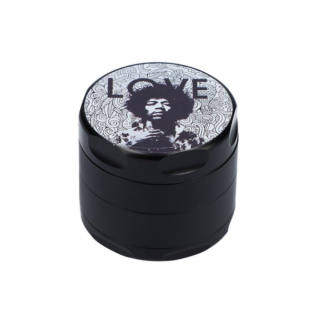Rock Legends Jimi Love Black 55mm 3 Stage Grinder