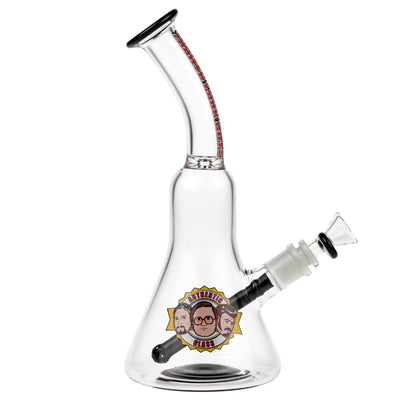 TRAILER PARK BOYS AUTHENTIC ICE GLASS 12 IN BEAKER WATER PIPE