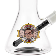 TRAILER PARK BOYS AUTHENTIC ICE GLASS 12 IN BEAKER WATER PIPE
